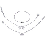 Silver Knot Elephant Bracelet - Simply Basy