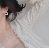Freshwater Pearl Necklace and Earrings Set - Simply Basy