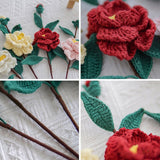 Hand-knitted Flower Bouquet (Yellow)