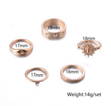 Golden Sunflower Rings Collection - Simply Basy