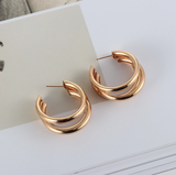 Simple Round Earrings - Simply Basy