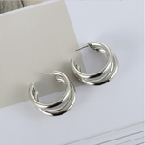 Simple Round Earrings - Simply Basy