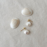 Baroque Freshwater Pearls Stud Earrings - Simply Basy