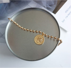 Gold Coin Bracelet - Simply Basy
