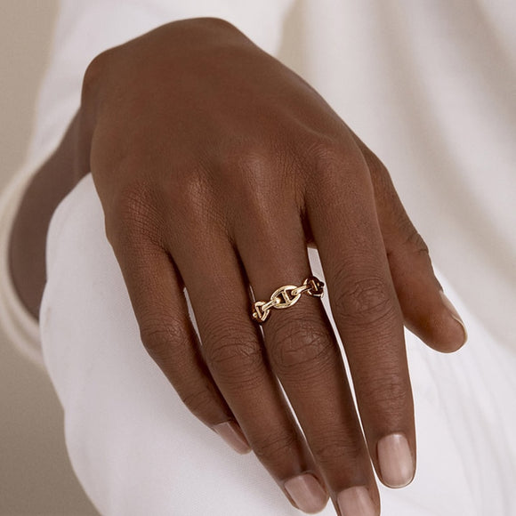 Minimal Chain Open Ring - Simply Basy