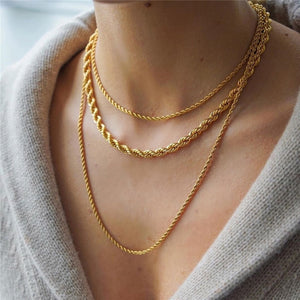 Aster Layered Necklace - Simply Basy