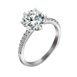 Ophelia Classic Crystal Ring - Simply Basy